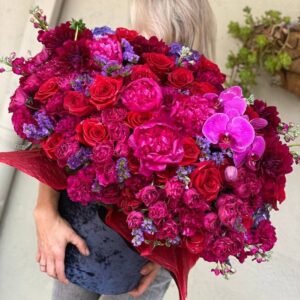 Burgundy box Jewel Tones